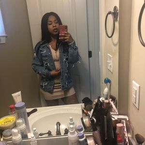 Distressed Denim Jacket